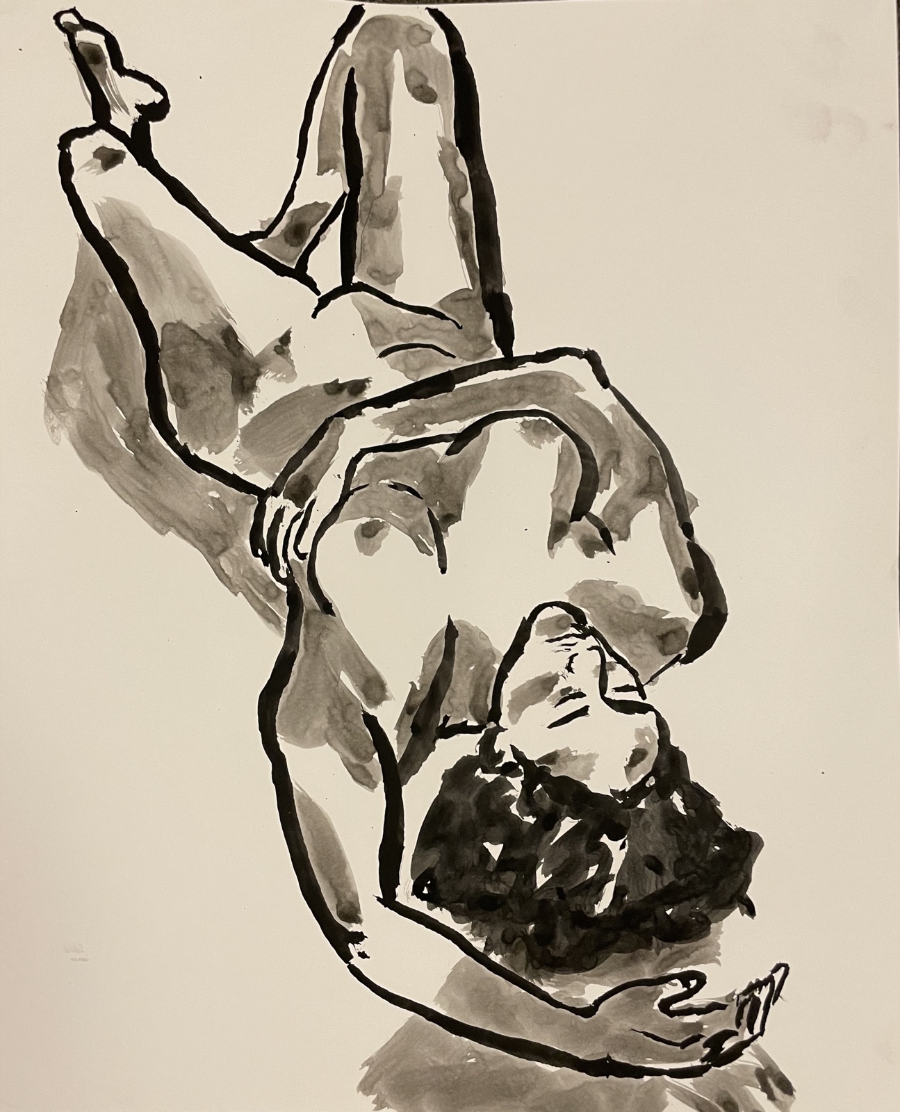 Ink drawing by Hal Munger