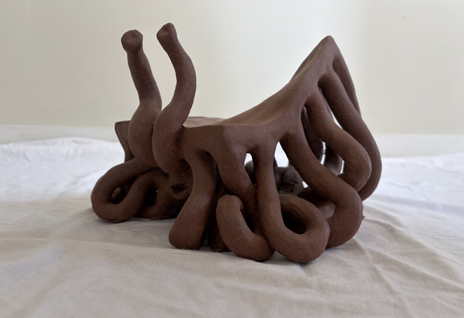 Cage sculpture, side view