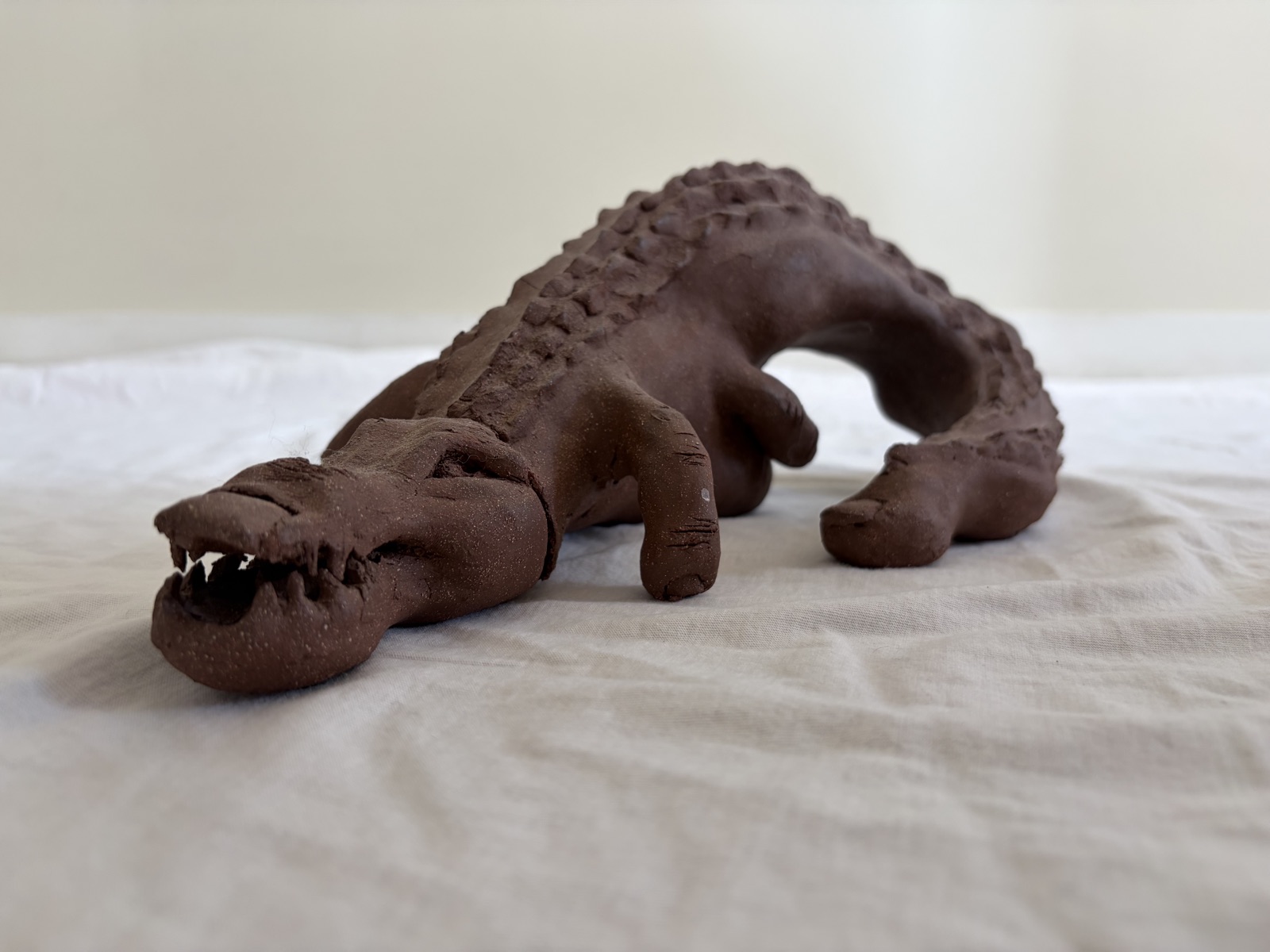Foot sculpture, side view