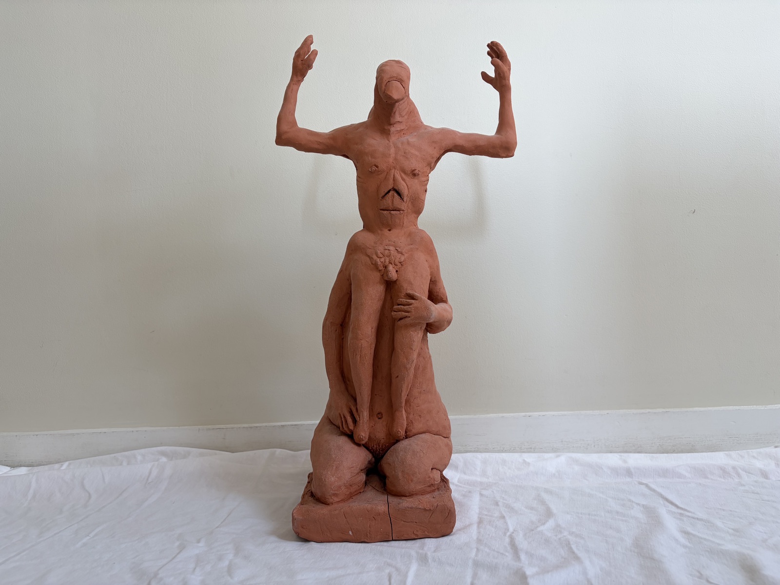 Tower sculpture, side view